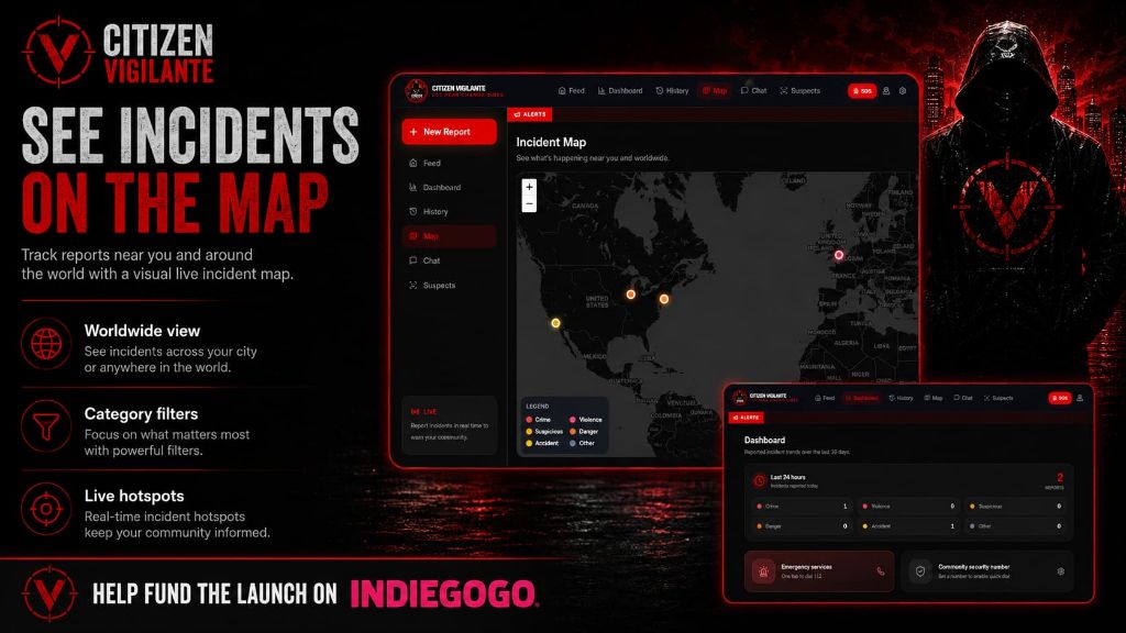 Carte des incidents